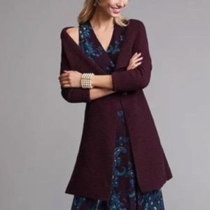 Cabi Maroon Regal  Cardigan #3350